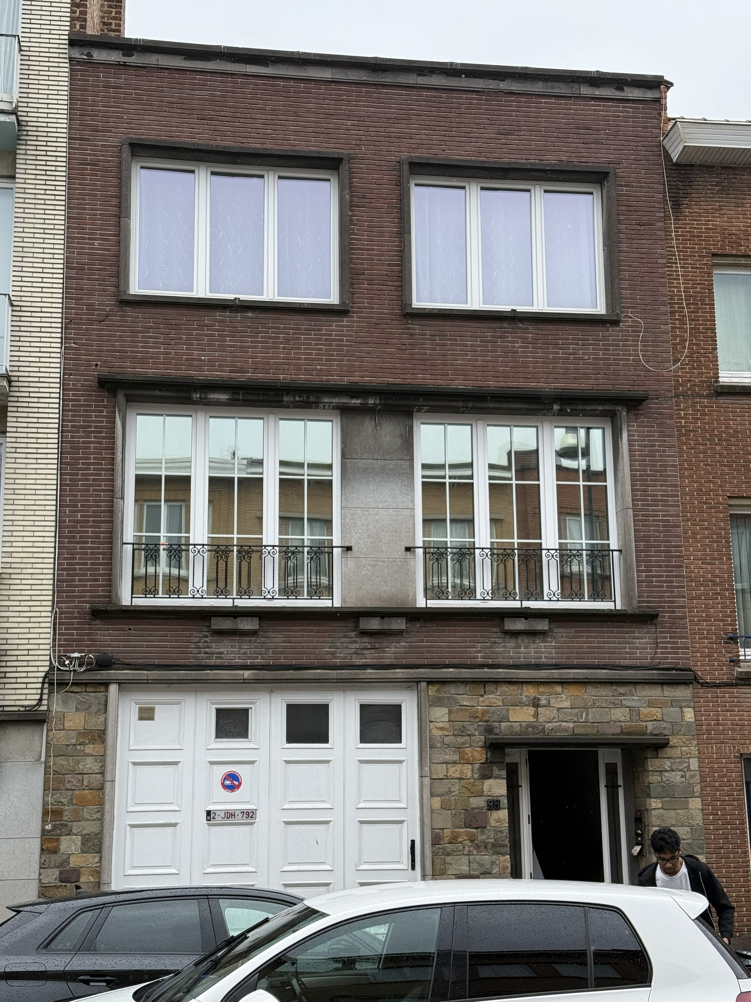 Façade vitrée teintée